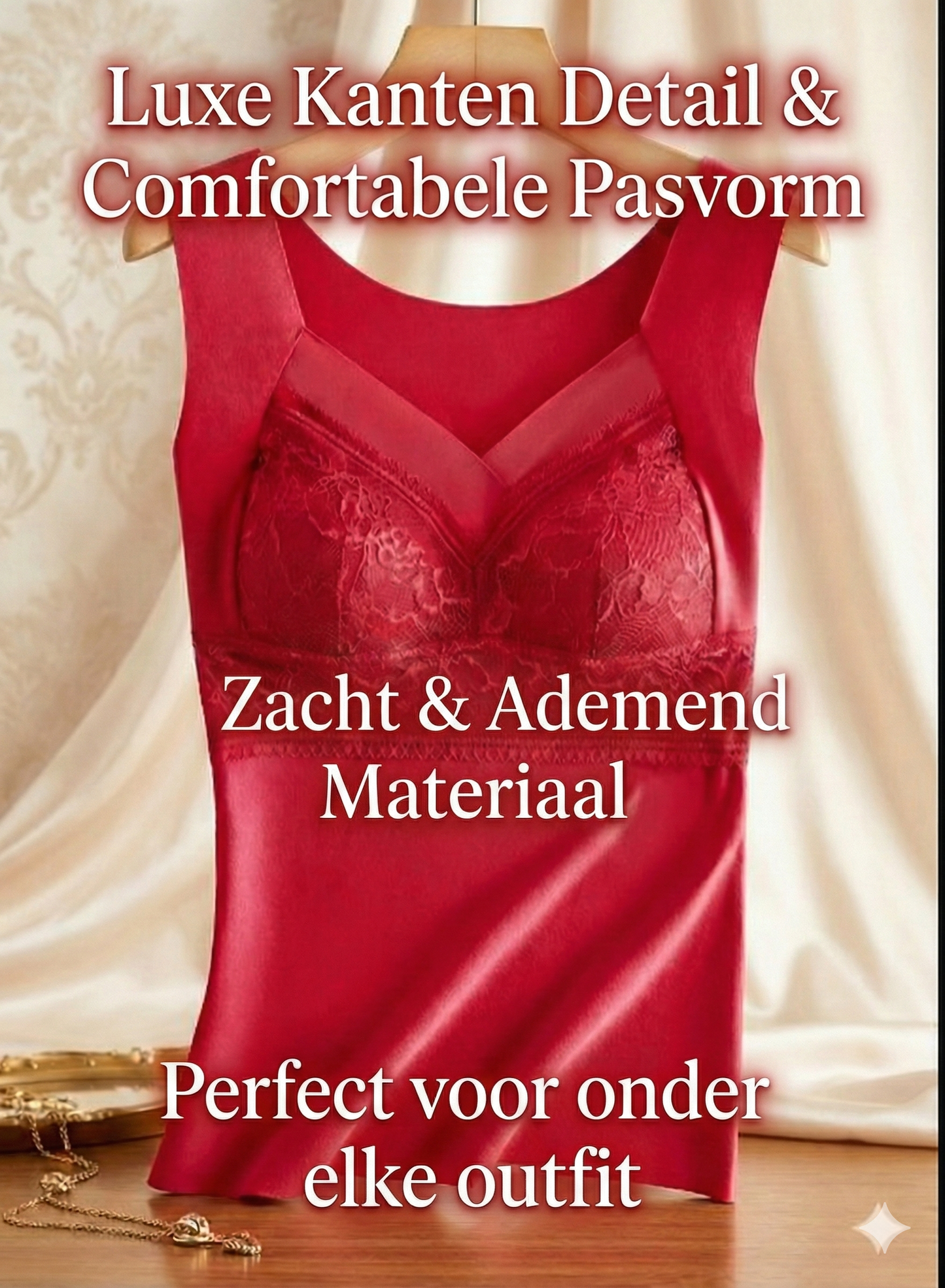 Lady S | Thermohemd met ingebouwde bh