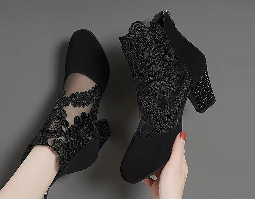 Roxx | Elegant enkelhoog damesschoentje