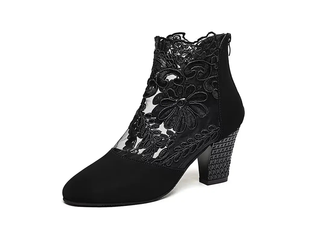 Roxx | Elegant enkelhoog damesschoentje